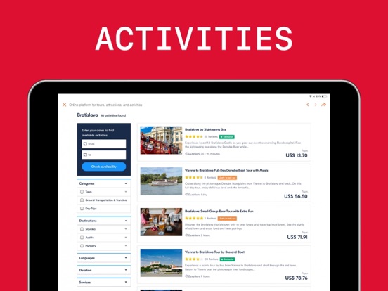 Bratislava Travel Guide iPad screenshot 6 - Travel app