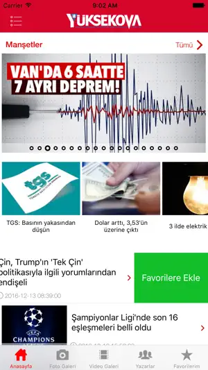 Yüksekova Haber Portalı screenshot 2