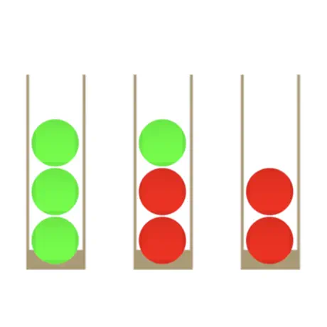 Viva ColorSort App Icon - Color sorting brain training game