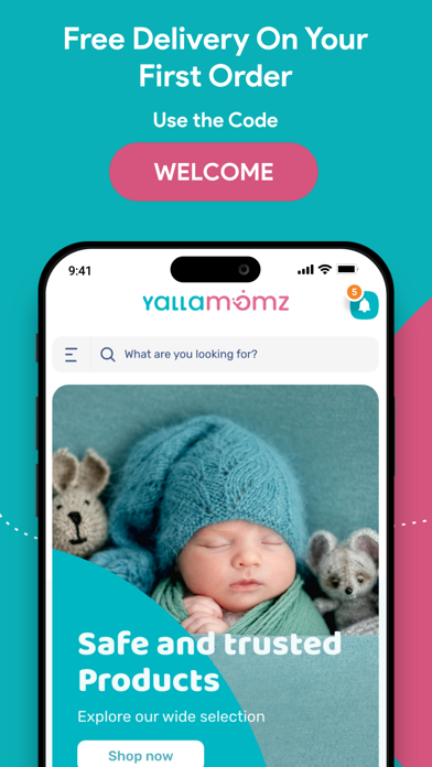 Yallamomz - متجر الأم والطفل Screenshot