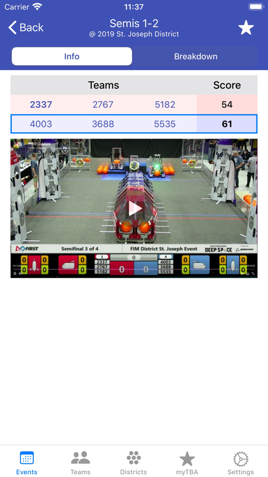 #6. The Blue Alliance (iOS) 由: The Blue Alliance, Inc.