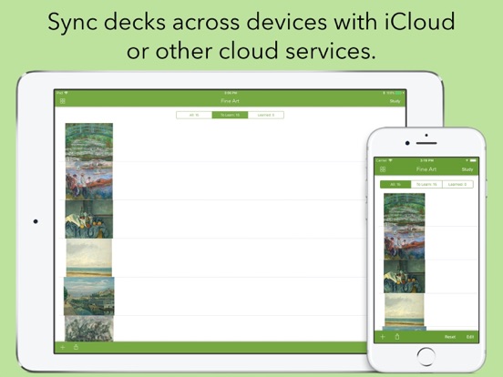 Flashcards by Qrayon iPad screenshot 5 - Education app
