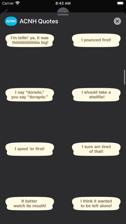 ACNH Quotes screenshot-3