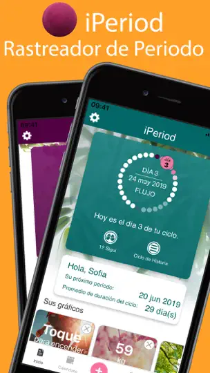 Captura de pantalla de IPeriod Lite (iPeriodo) en iPhone 1