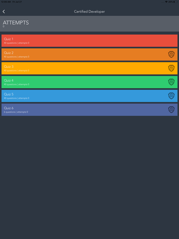 AWS Practice Exams (All Tests) iPad screenshot