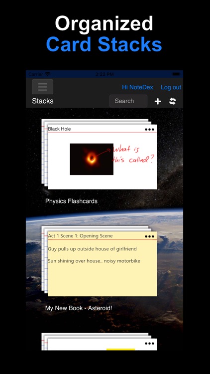 Index Cards Flashcards & Notes