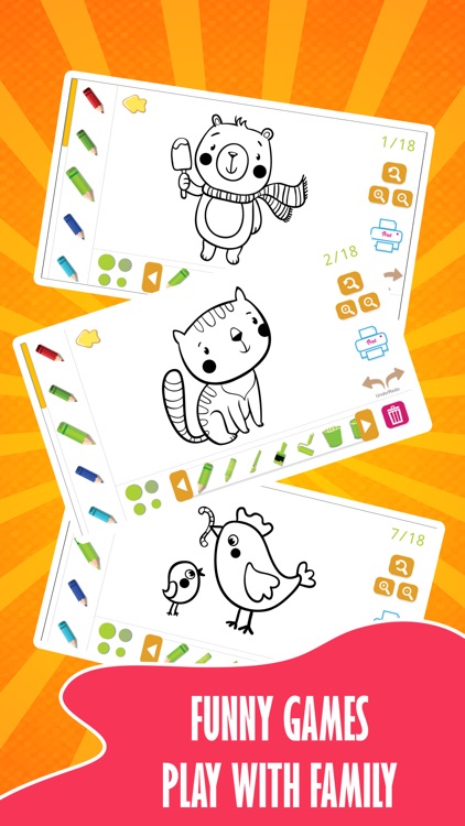 Color & Draw Animals HD