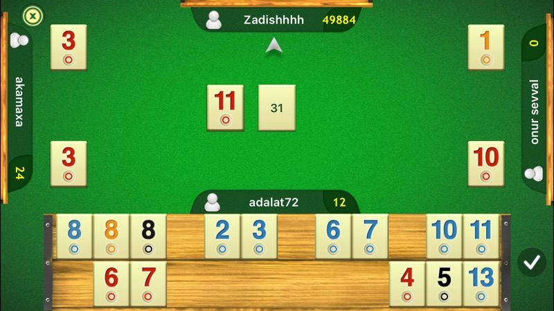 Okey Online screenshot 1