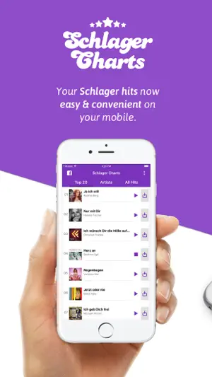 SchlagerCharts - Music & Radio screenshot 1