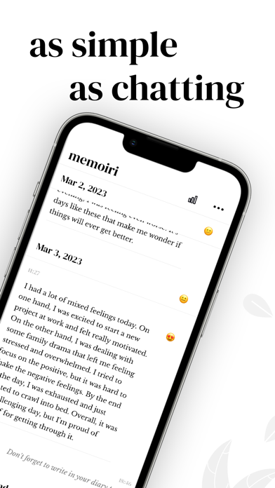 Diary, Journal, Mood - memoir Screenshot