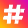 Hashtag generator : top follow icon