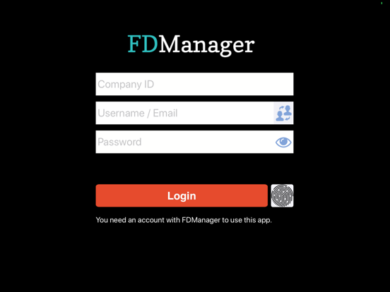 FDManager app screenshot
