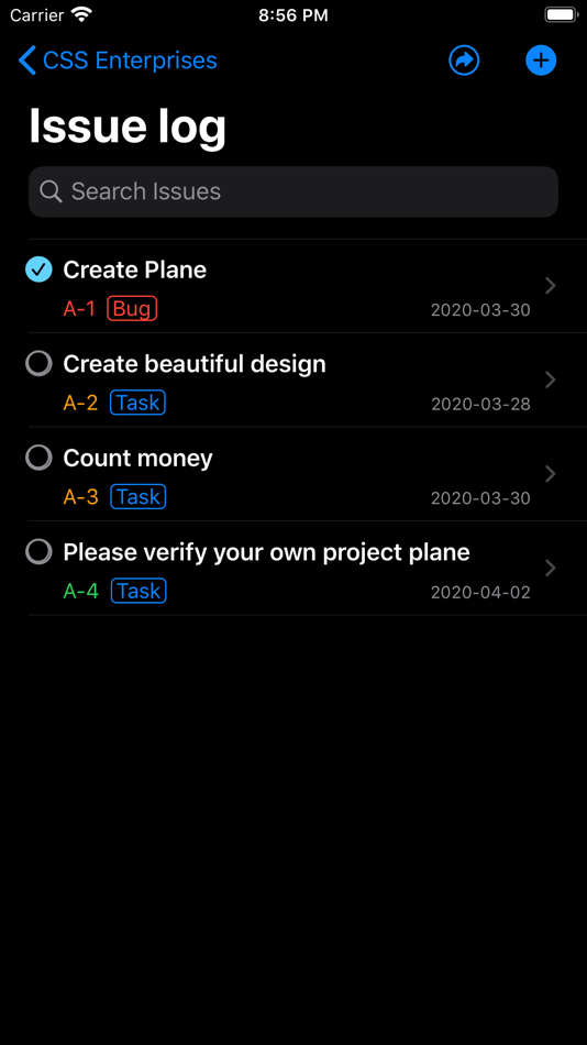 #3. PM Issue Log (iOS) Podle: Mykhailo Bondarenko
