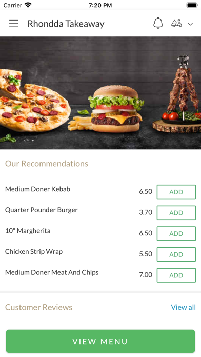 Rhondda Takeaway, Screenshot