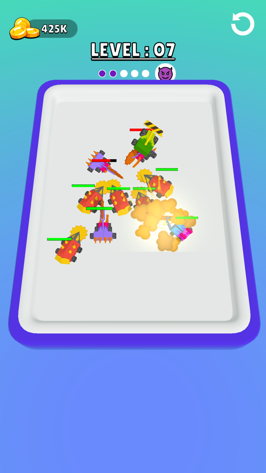 #8. Robot Merge and Fight Master (iOS) Podle: Muhammad Imran