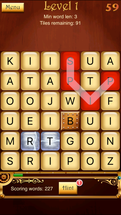 Wordstro Free iPhone screenshot