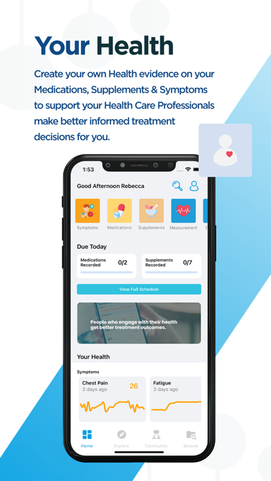PeopleWith - Symptoms & Health Screenshot