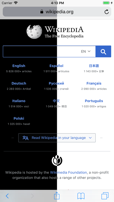 Dark Mode for Safari Screenshot 1 of 5
