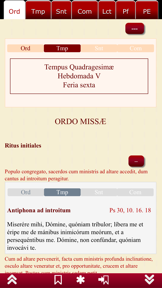 Missale Romanum screenshot