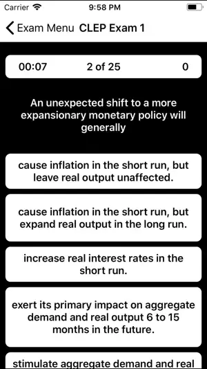 CLEP Macroeconomics Prep screenshot 4