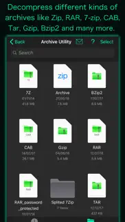 archive utility iphone capturas de pantalla 1