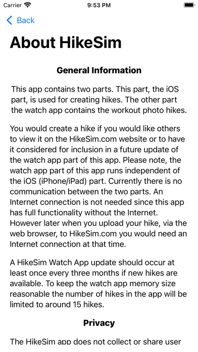 Screenshot #1 pour HikeSim