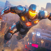 Iron Hyper Metal Rescue Flying