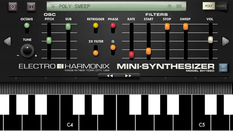 Mini Synthesizer for iPhone screenshot 1 of 5