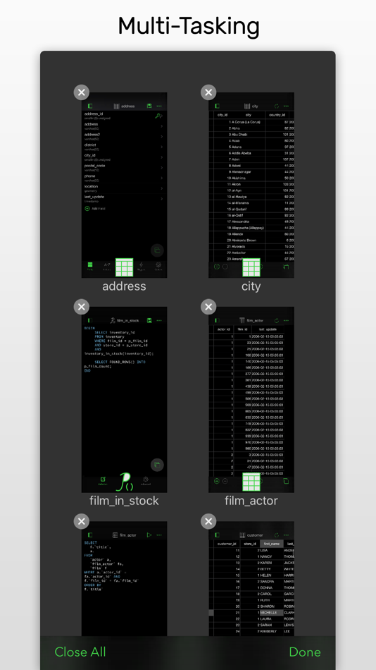 #4. Navicat for MySQL (iOS) De: PremiumSoft CyberTech Ltd.