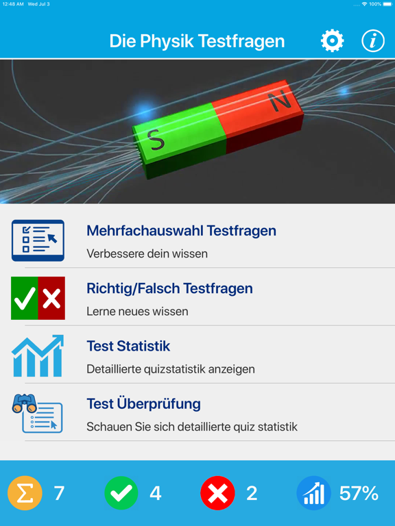 Screenshot #4 pour Die Physik Quiz