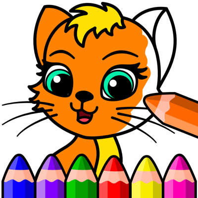 Animal Coloring Book Baby Pets