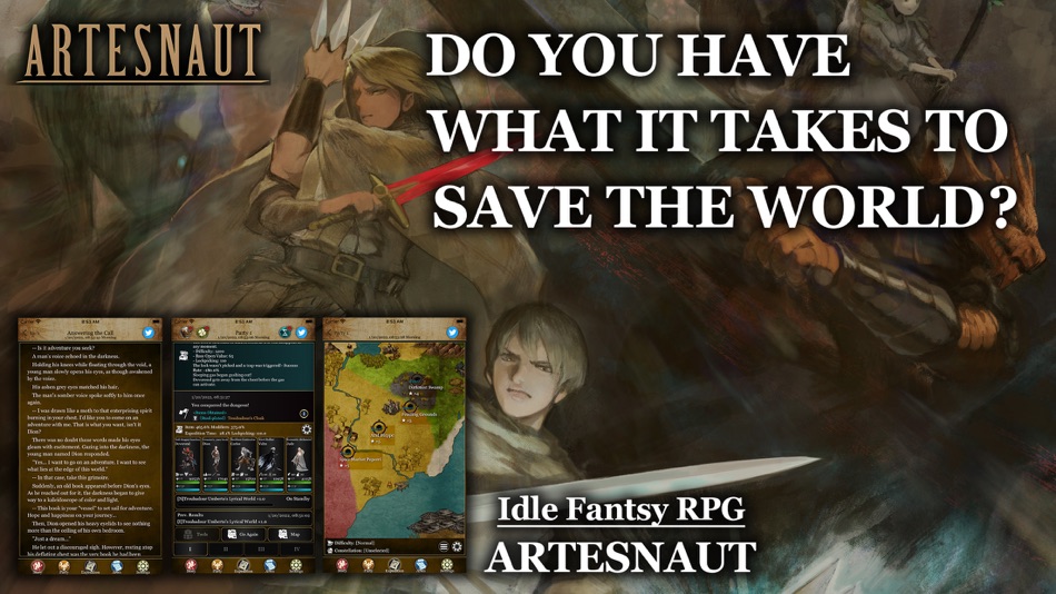 #1. Artesnaut: Fantasy Idle RPG (iOS) By: Ryo Nakata