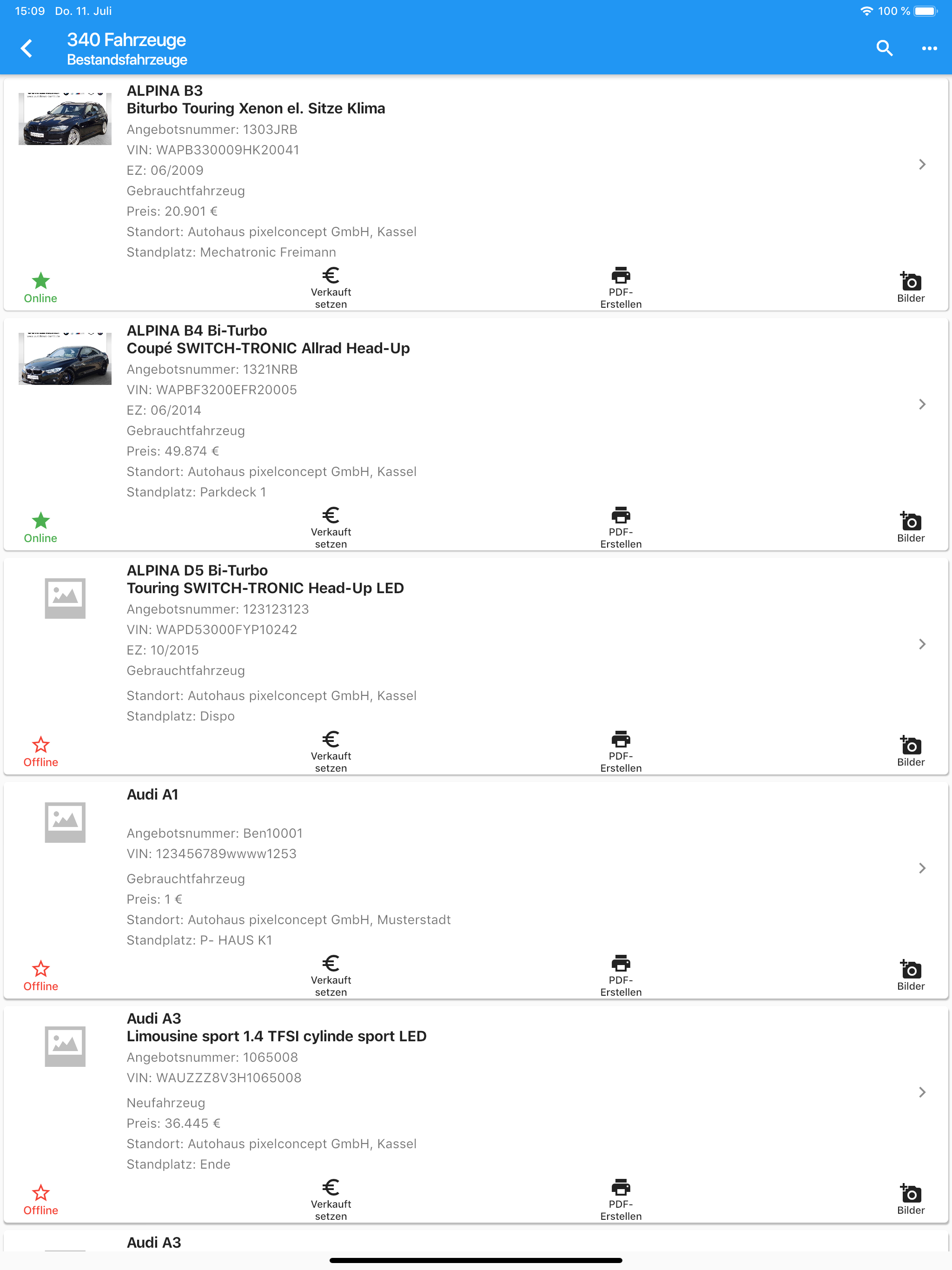 Automanager: Fahrzeuge & Leads screenshot 14