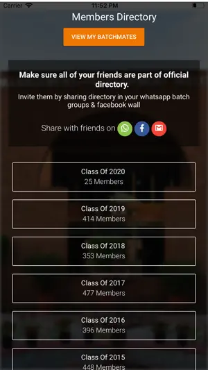 Ganpat University Alumni screenshot 1