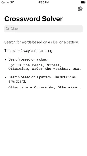 Crossword Clue Solver screenshot 1