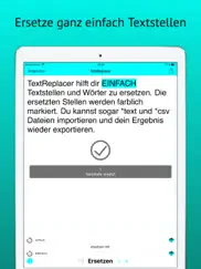 textreplacer ipad bildschirmfoto 1