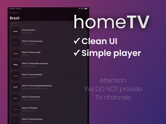 homeTV IPTV Player