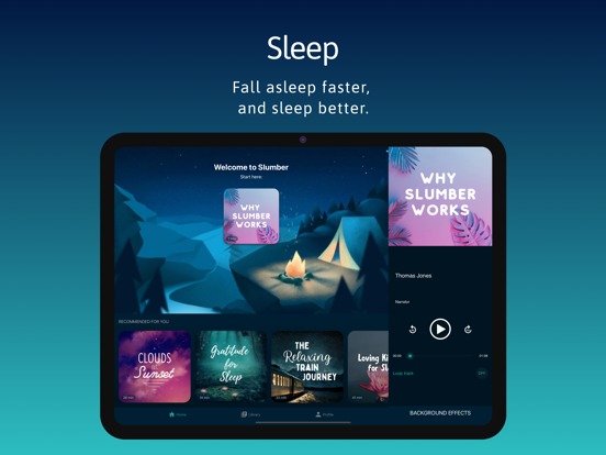 Slaap: Sleep by Slumber iPad app afbeelding 4