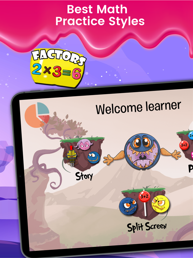 ‎Monster Math : Kids Fun Games Screenshot