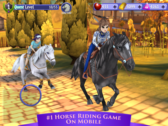 Horse Riding Tales: Wild Games iPad app afbeelding 5