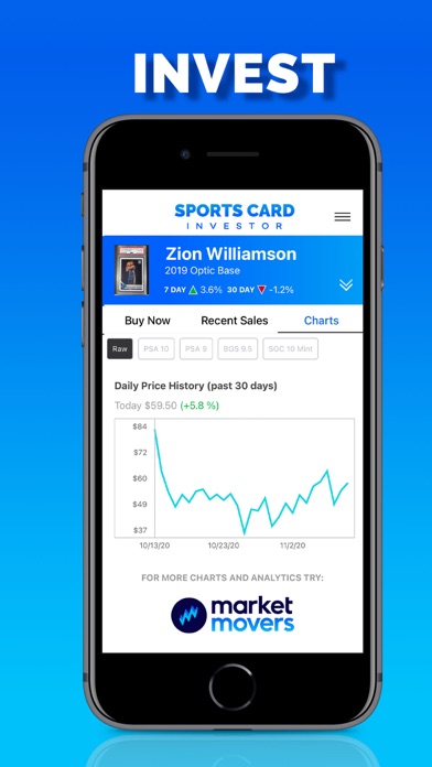 Screenshot #3 pour Sports Card Investor