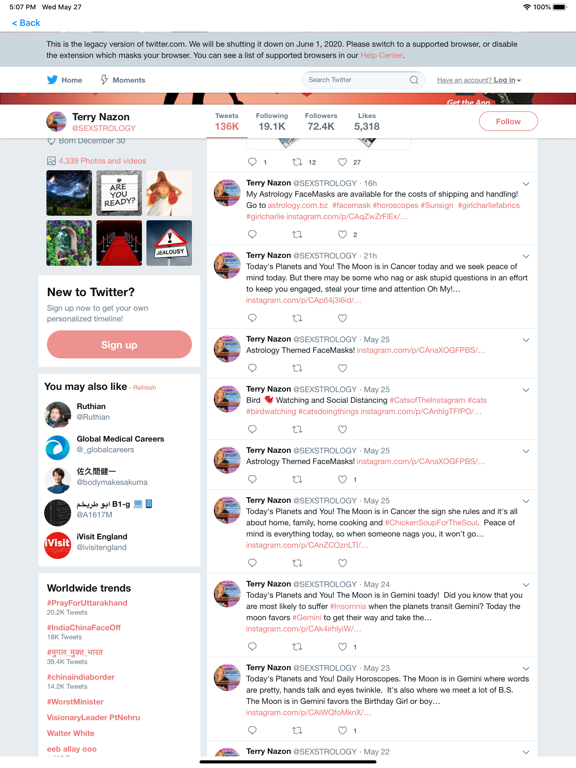 Horoscopes by Terry Nazon iPad screenshot 4 - Entertainment app