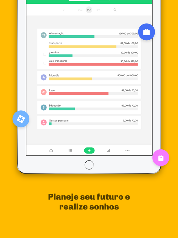 Organizze - Finanças pessoais iPad screenshot 5