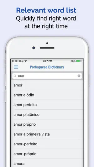 Portuguese Dictionary + screenshot 2