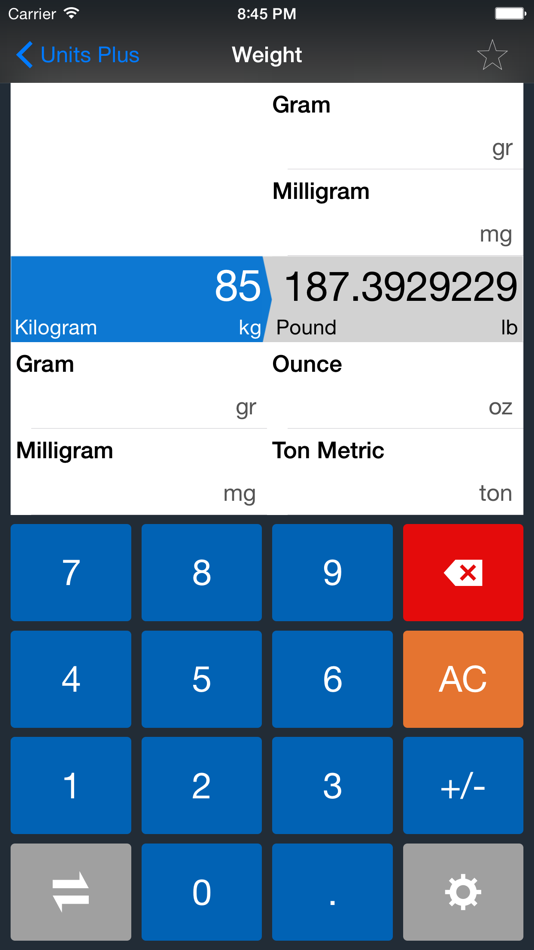 #3. Unit Converter - Best Unit App (iOS) Bởi: Alan Mrvica