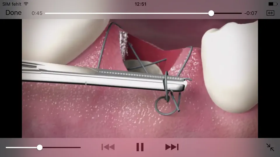 Скриншот Oral Surgery Suture Trainer на iPhone 2