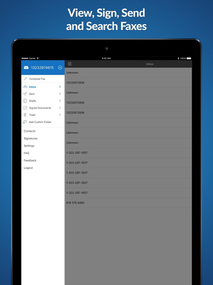 #1. eFax App–Send Fax from iPhone (iOS) By: j2 Cloud Services LLC