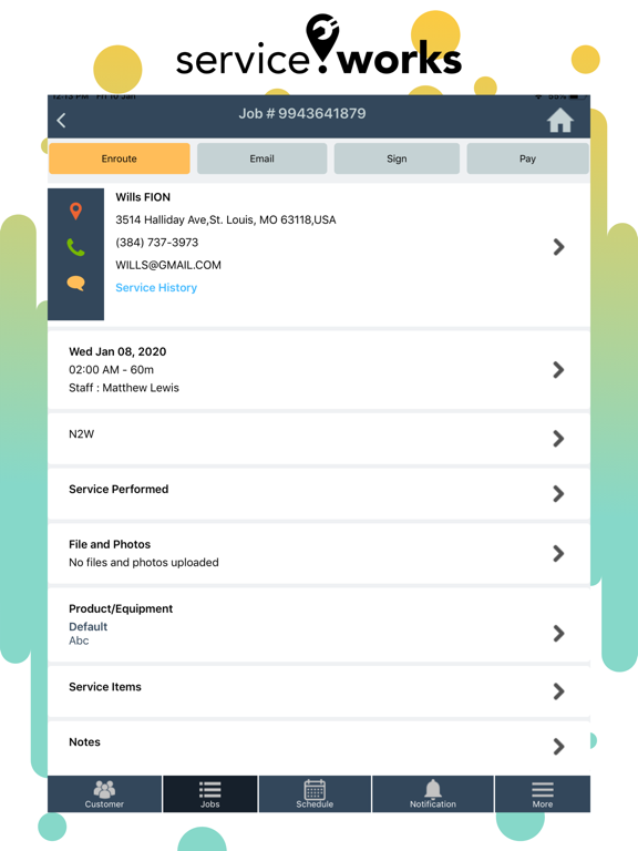 Screenshot #4 pour Service Works Pro