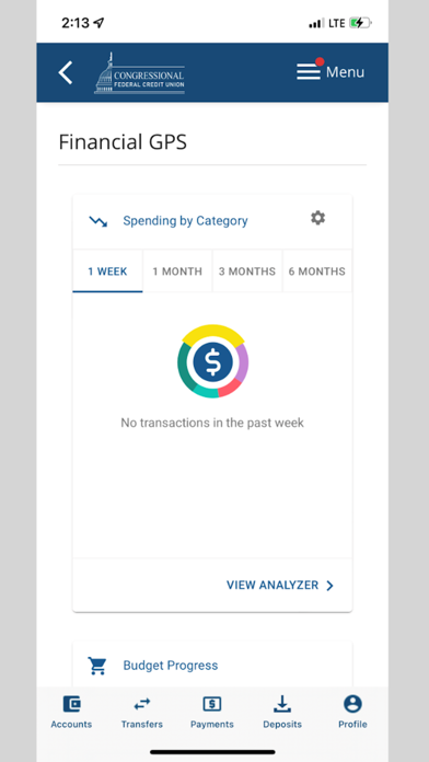 Congressional FCU 2022 Screenshot