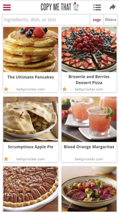 Copy Me That recipe manager screenshot 1